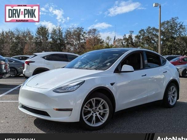 TESLA MODEL Y 2021 5YJYGDEE2MF180678 image